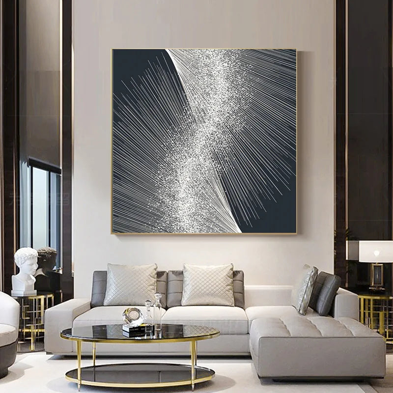 Fine Lines Modern Aesthetics Abstract Wall Art Fine Art Canvas Prints Pictures For Living Room Dining Room Entranceway Foyer Art Decor 2025
