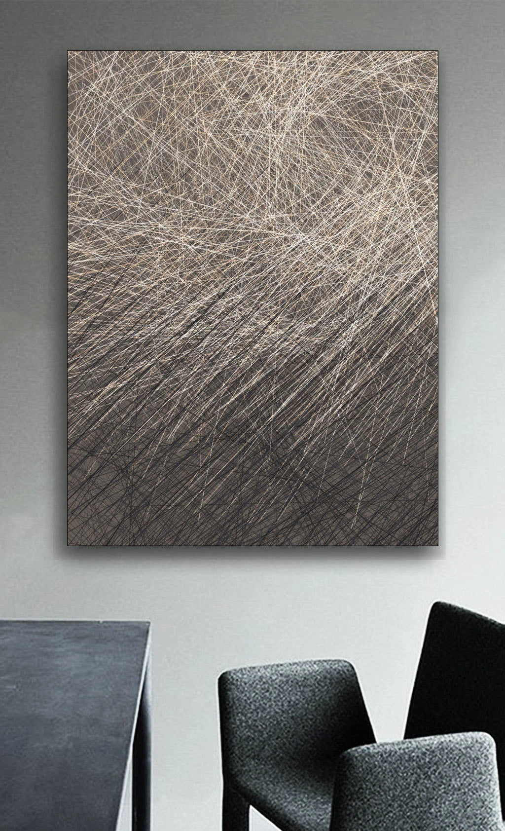 Fine Lines Modern Aesthetics Abstract Wall Art Fine Art Canvas Prints Pictures For Living Room Dining Room Entranceway Foyer Art Decor 2025