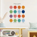 French Inspirational Words Wall Decal – Child Development Wall Sticker Decor for Kids’ Room, Study Area or Learning Space