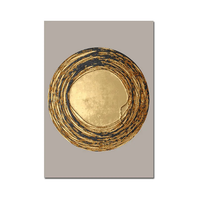 Golden Leaf Floral Wall Art Fine Art Canvas Prints Modern Minimalist Abstract Botanical Pictures For Bedroom Living Room Light Luxury Home Decor 2025 a