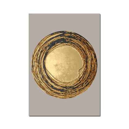 Golden Leaf Floral Wall Art Fine Art Canvas Prints Modern Minimalist Abstract Botanical Pictures For Bedroom Living Room Light Luxury Home Decor 2025 a