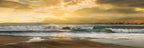 Golden Sunset Seascape Wide Format Landscape Wall Art Fine Art Canvas Prints Picture Above The Sofa Modern Art For Above The Bed