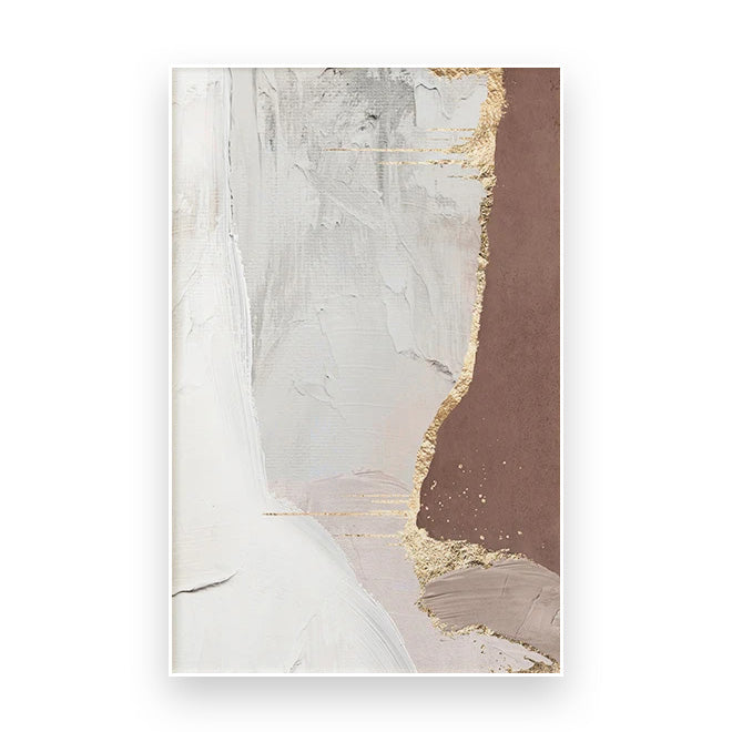 Green Brown Nordic Abstract Geomorphic Wall Art Fine Art Canvas Prints Pictures For Modern Apartment Living Room Home Office Art Decor