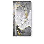 Grey Golden Liquid Marble Wall Art Fine Art Canvas Prints Modern Abstract Pictures For Living Room Dining Room Bedroom Art For Contemporary Interiors