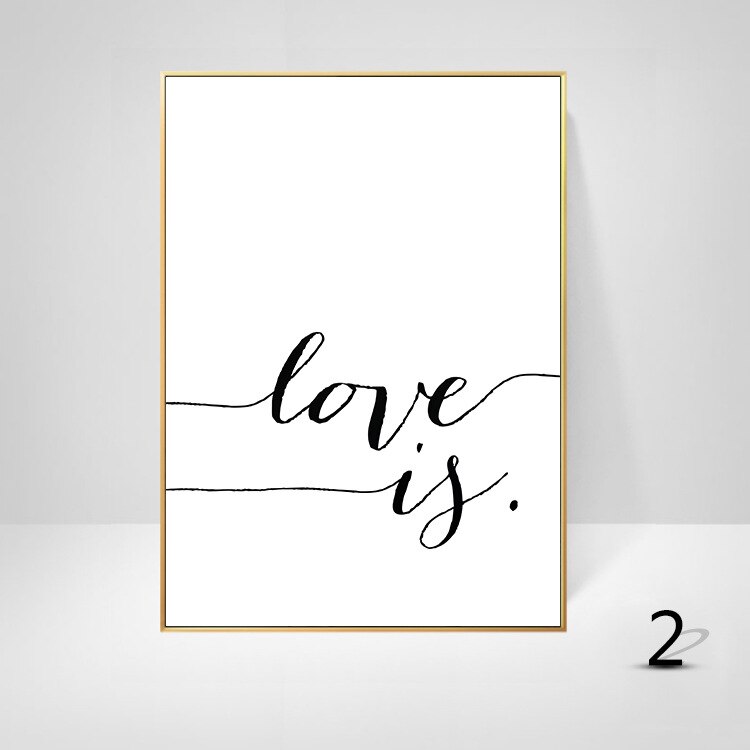 Simple Living Daily Inspirational Wall Art Black White Minimalist Tropical Leaves Pictures For Family Living Room Bedroom Art Decor