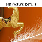 Set of 3Pcs Nordic Abstract Circle Of Light Auspicious Flowing Landscape Wall Art Fine Art Canvas Prints Pictures For Luxury Living Room Dining Room Wall Decor (Triptych, Set of 3)