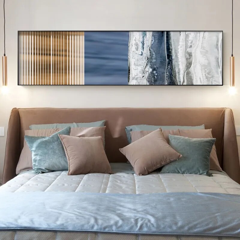 Modern Industrial Abstract Wide Format Wall Art Fine Art Canvas Prints Living Room Pictures For Above The Sofa Prints For Above The Bed