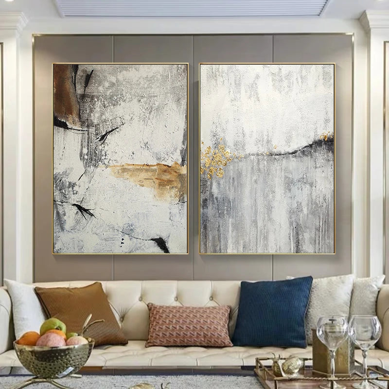 Neutral Colors Urban Abstract Wall Art Fine Art Canvas Prints Pictures For Living Room Dining Room Bedroom Art For Contemporary Interiors 2025