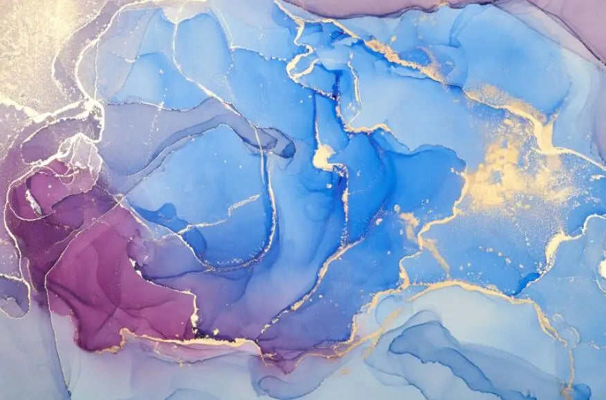 Liquid Marble Print Large Format Wall Mural Wallcovering Big Size Art Decor Wallpaper For Living Room TV Background Art For Living Room