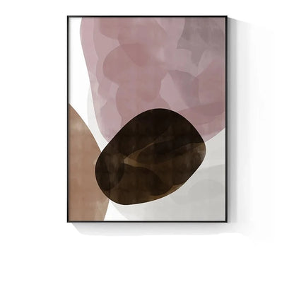Colorful Abstract Nordic Pebbles Nordic Wall Art Fine Art Canvas Prints Colorful Fashion Minimalist Pictures For Living Room Bedroom Decor