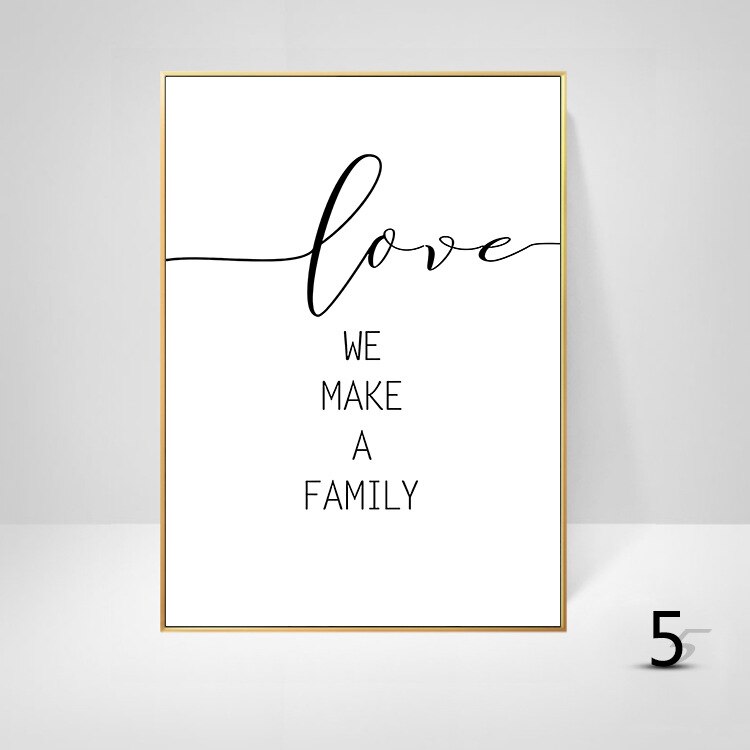 Simple Living Daily Inspirational Wall Art Black White Minimalist Tropical Leaves Pictures For Family Living Room Bedroom Art Decor