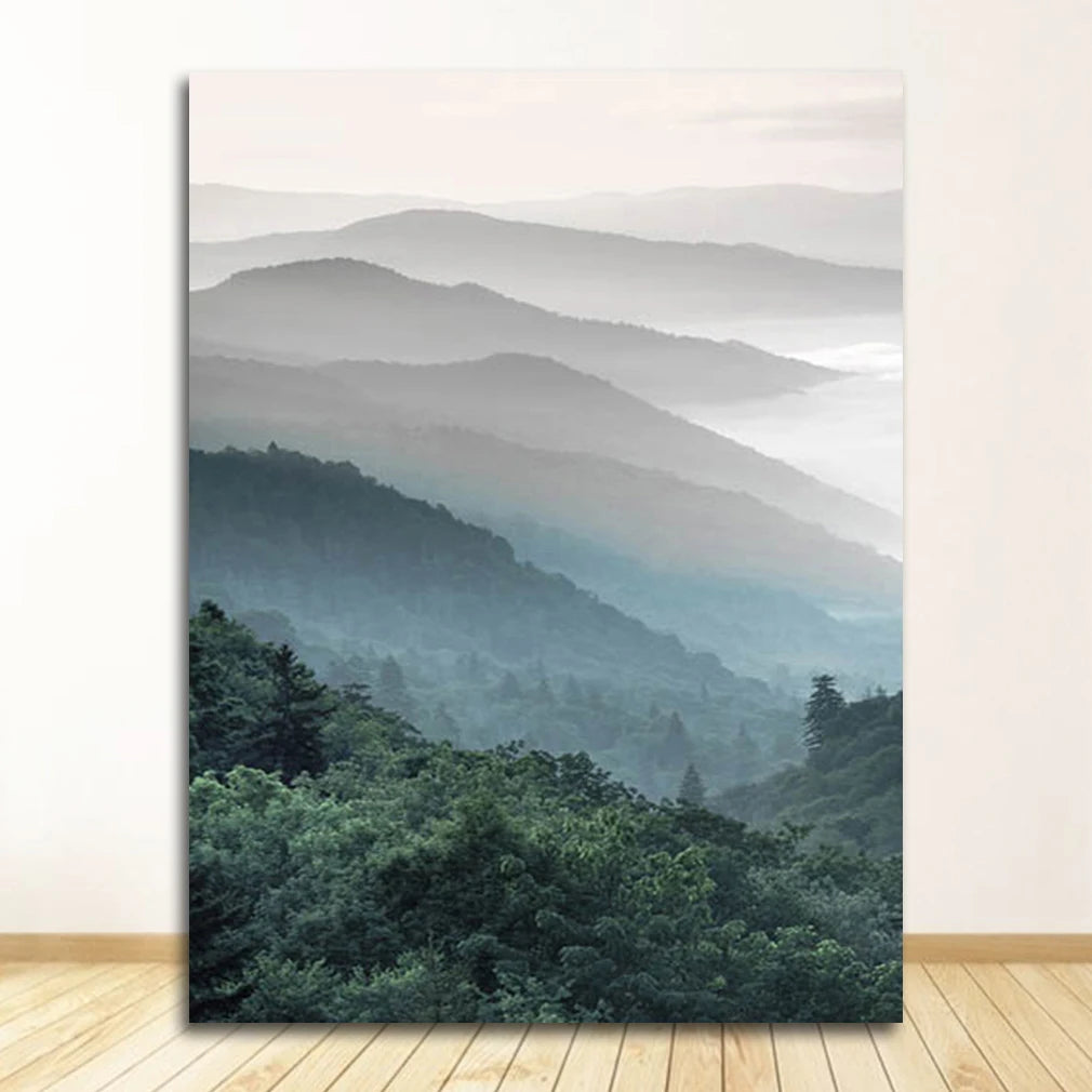 Mountain Lake Landscape Wall Art Fine Art Canvas Prints Inspirational Pictures Of Calm For Living Room Dining Room Home Office Decor 2025