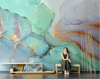 Big Sizes Nordic Liquid Marble Print Large Format Wall Mural Art Decor Wallpaper For Living Room TV Background Art For Living Room