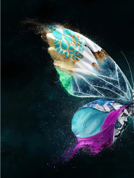 Light Luxury Living Room Decorative Painting Sofa Background Wall Simple And Fashionable Dining Room Bedroom Butterfly Painting