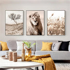 Simple Living Daily Inspirational Quotes Grasslands Landscape Wall Art Pictures For Family Living Room Bedroom Art Decor