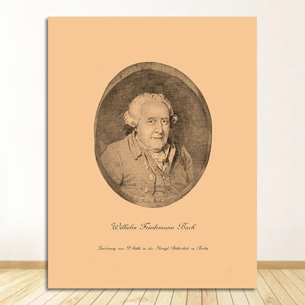 Vintage Vogue Retro Bach Music Art Posters Wall Art Fine Art Canvas Prints Pictures For Living Room Dining Room Inspirational Home Decor 2025 003