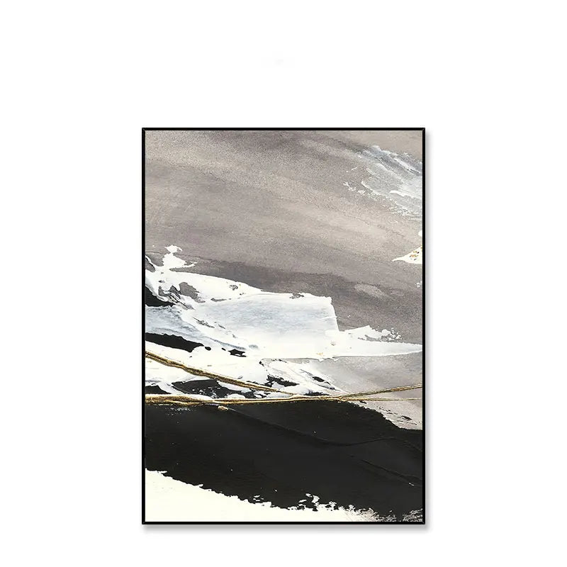 Abstract Shades Of Black Grey Wall Art Fine Art Canvas Prints Modern Nordic Pictures For Living Room Bedroom Scandinavian Home Styling