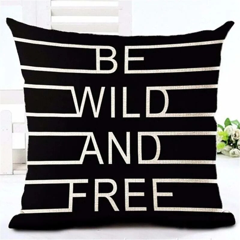 Home Sweet Home Cute Quotes Typographic Linen Cushion Covers for Living Room Sofa Throw Pillow Cases Simple Natural Modern Home Decor