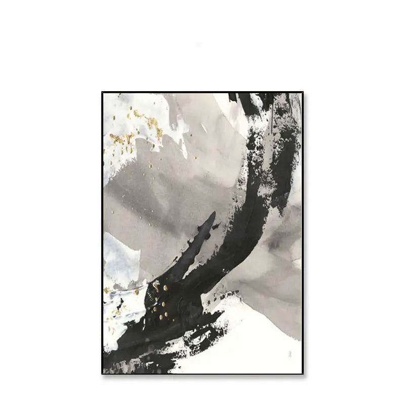 Abstract Shades Of Black Grey Wall Art Fine Art Canvas Prints Modern Nordic Pictures For Living Room Bedroom Scandinavian Home Styling