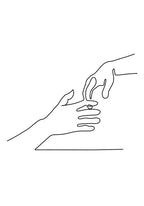 Minimalist Black and White Line Art Wall Art Fine Art Canvas Prints Family Inspired Figure Art Inspirational Pictures For Modern Home Decor