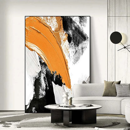 * Hand Painted * Modern Abstract Art Large Format Acrylic Oil Painting For Living Room Entrance Hall Foyer Art Decor