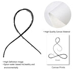 Minimalist Yoga Posters Wall Art Line Art Fine Art Canvas Prints Pictures For Meditation Studio Living Room Bedroom Art For Simple Living 2025