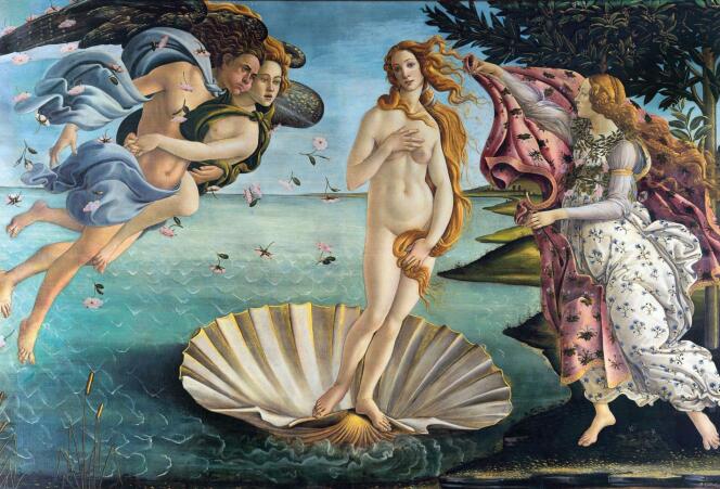 Classic Painting Botticelli's Birth of Venus Wall Art Poster Fine Art Canvas Print For Office Salon Living Room Bedroom Art Famous Painting Poster