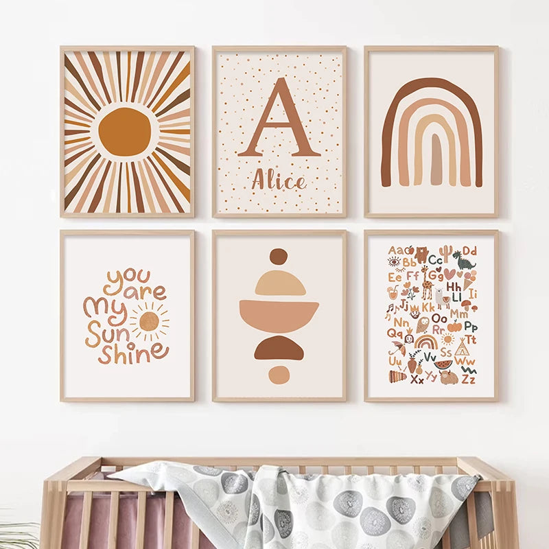 Personalized Children's Name Art Prints & Canvases