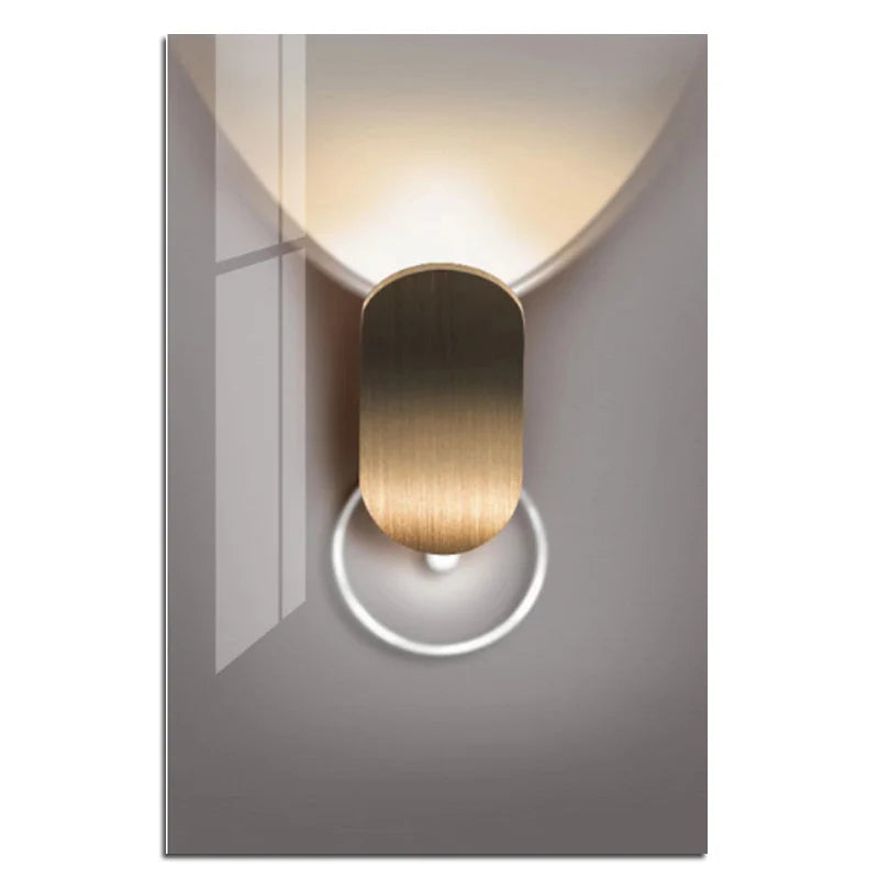 Abstract Futuristic Elements Modern Aesthetics Wall Art Fine Art Canvas Prints Pictures For Modern Loft Apartment Living Room Home Office Interior Decor