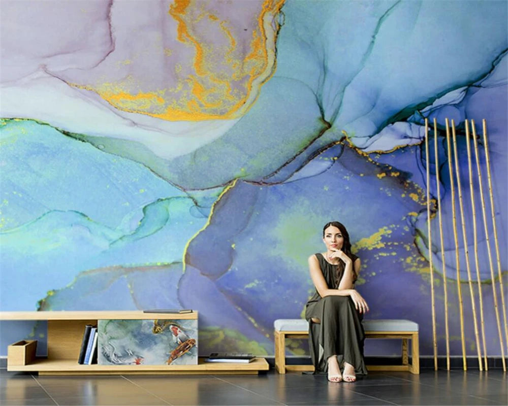 Liquid Marble Print Large Format Wall Mural Wallcovering Big Size Art