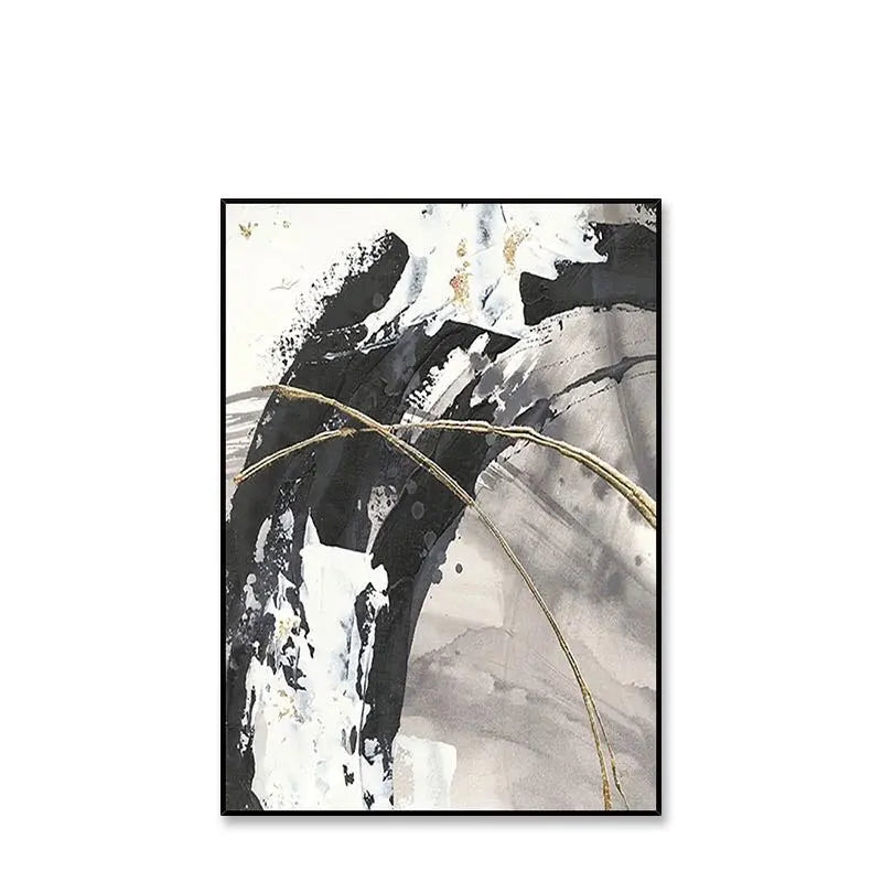 Abstract Shades Of Black Grey Wall Art Fine Art Canvas Prints Modern Nordic Pictures For Living Room Bedroom Scandinavian Home Styling