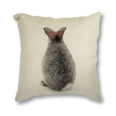 Bunny Tails Cute Nordic Animals Cushion Covers 45x45cm Pillow Covers For Sofa Cushions Simple Home Decor For Bedroom Living Room Throw Cushions