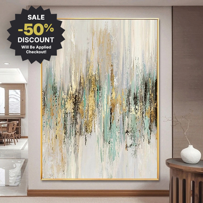 Large Format * Hand Painted * Modern Abstract Oil Painting Neutral Tones Textured Brush Contemporary&nbsp;Art For Living Room Foyer Entryway Art Decor
