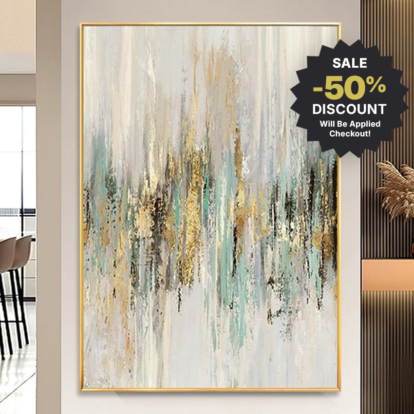 Large Format * Hand Painted * Modern Abstract Oil Painting Neutral Tones Textured Brush Contemporary&nbsp;Art For Living Room Foyer Entryway Art Decor