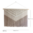 Hand Woven Nordic Macrame Wall Hanging Decoration Jacquard Geometric Modern Aesthetics Design Neutral Colors Centerpiece Textured Wall Decor For Living Room, Bedroom Wall Decor 2025 001