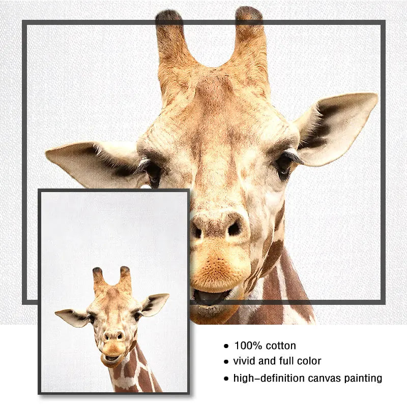 Bear Bunny Elephant Baby Animals Posters Wall Art Fine Art Canvas Prints Cute Pictures For Baby's Room Children's Room Nordic Nursery Art Decor 2025