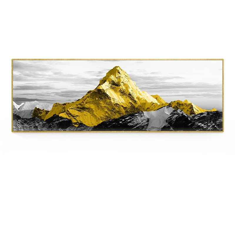 Golden Mountain Landscape Wide Format Wall Art Fine Art Canvas Prints Big Sizes Pictures For Above The Sofa Picture For Above The Bed 2025 019