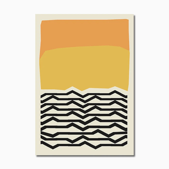 Modern Color Block Abstract Line Art Wall Art Fine Art Canvas Prints Colorful Pictures For Modern Apartment Living Room Home Office Art Decor