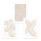 Beige White Minimalist Geometric Line Art Wall Art Fine Art Canvas Prints Elegant Abstract Pictures For Living Room Home Office Decor