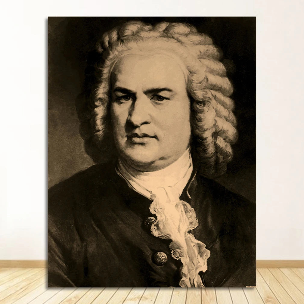 Vintage Vogue Retro Bach Music Art Posters Wall Art Fine Art Canvas Prints Pictures For Living Room Dining Room Inspirational Home Decor 2025 003