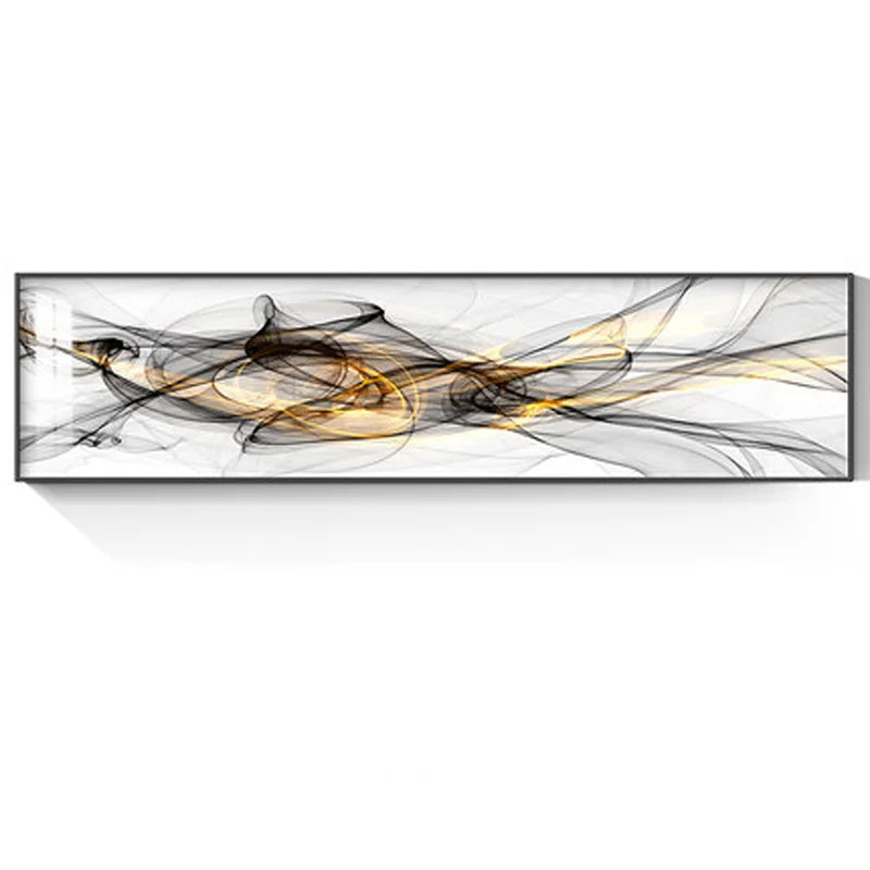 Flowing Vibes Abstract Wall Art Fine Art Canvas Prints Wide Format Pictures For Living Room Above Sofa Pictures For Above The Bed