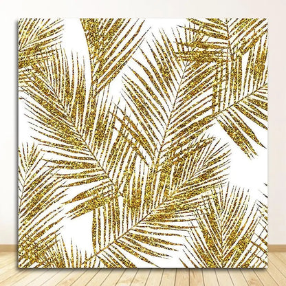 Modern Aesthetics Abstract Black & Golden Wall Art Fine Art Canvas Prints Square Format Pictures For Living Room Bedroom Home Office Decor