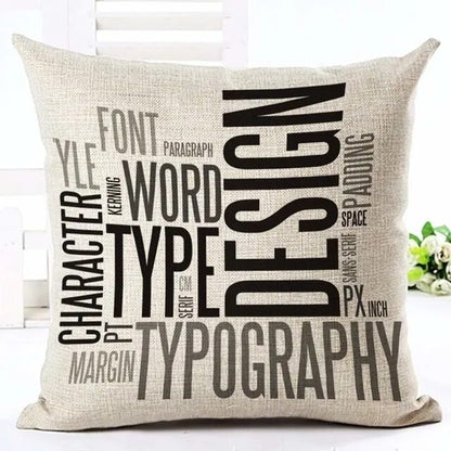 Home Sweet Home Cute Quotes Typographic Linen Cushion Covers for Living Room Sofa Throw Pillow Cases Simple Natural Modern Home Decor