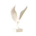 Golden Angel Wings Sculpture Hand Crafted Resin Statue For Living Room Coffee Table Sideboard Mantelpiece Light Luxury Nordic Home Decor Accessories