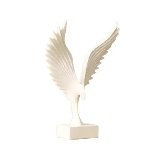 Golden Angel Wings Sculpture Hand Crafted Resin Statue For Living Room Coffee Table Sideboard Mantelpiece Light Luxury Nordic Home Decor Accessories