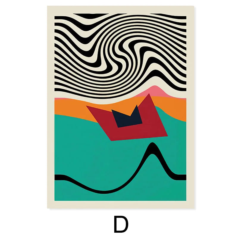 Fingerprint Abstract Wall Art Nordic Style Colorful Fine Art Canvas Prints Works Of Art For Office Living Room Modern Home Interior Decor