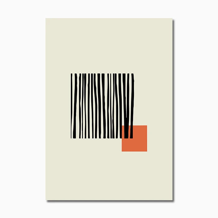 Modern Color Block Abstract Line Art Wall Art Fine Art Canvas Prints Colorful Pictures For Modern Apartment Living Room Home Office Art Decor