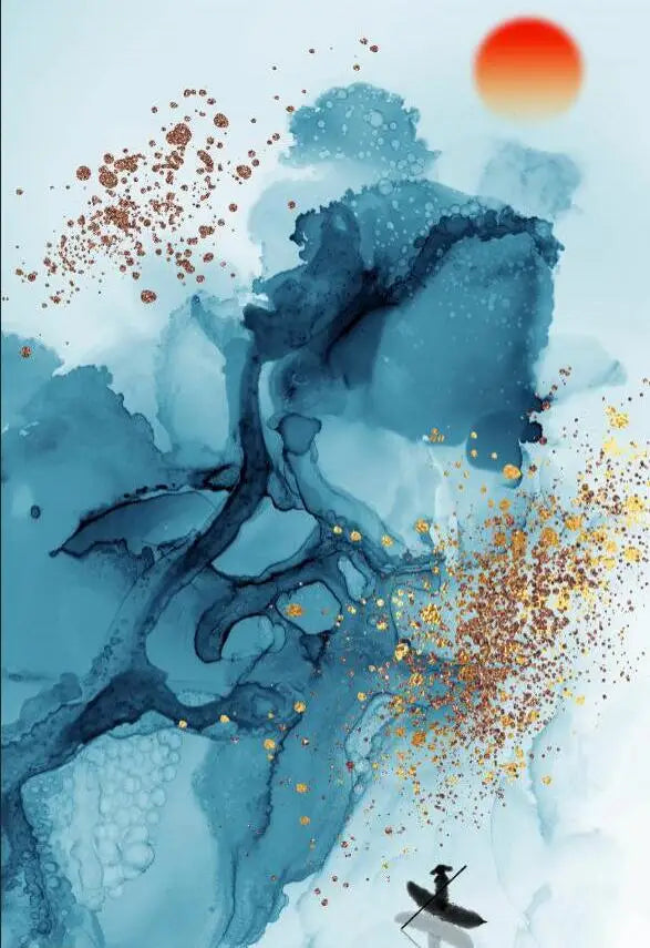 Big Sizes Nordic Liquid Marble Print Large Format Wall Mural Art Decor Wallpaper For Living Room TV Background Art For Living Room