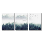 Inspirational Mystical Forest Landscape Posters Nordic Nature Canvas Wall Art Prints Paintings For Offices, Salons and Modern Home Decor