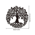 Intricate Tree Of Life Metal Wall Art 3d Iron Crafted Metal Wall Decoration For Living Room Dining Room Creative Nordic Home Decor
